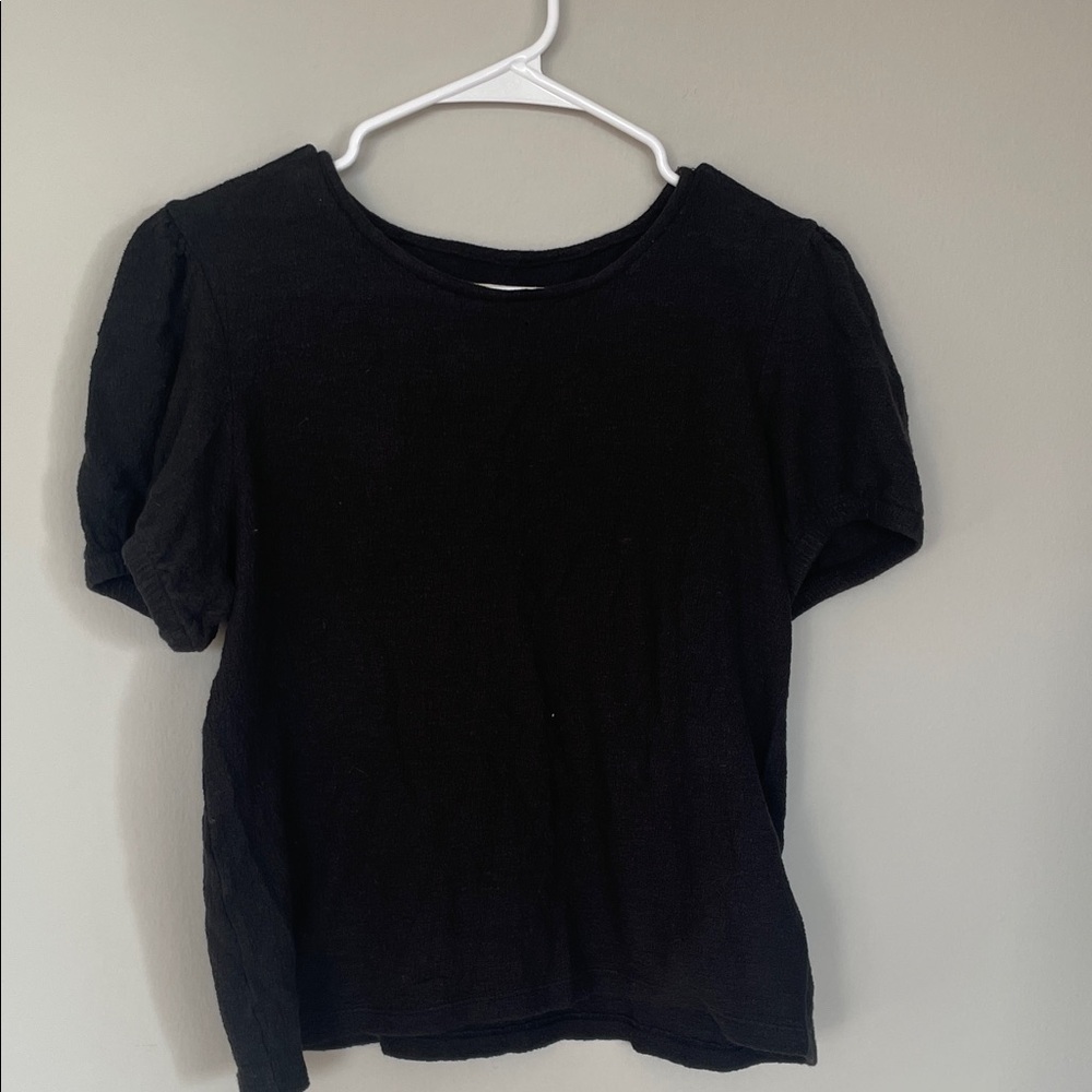 Madewell Black Short Sleeve Crew Tee